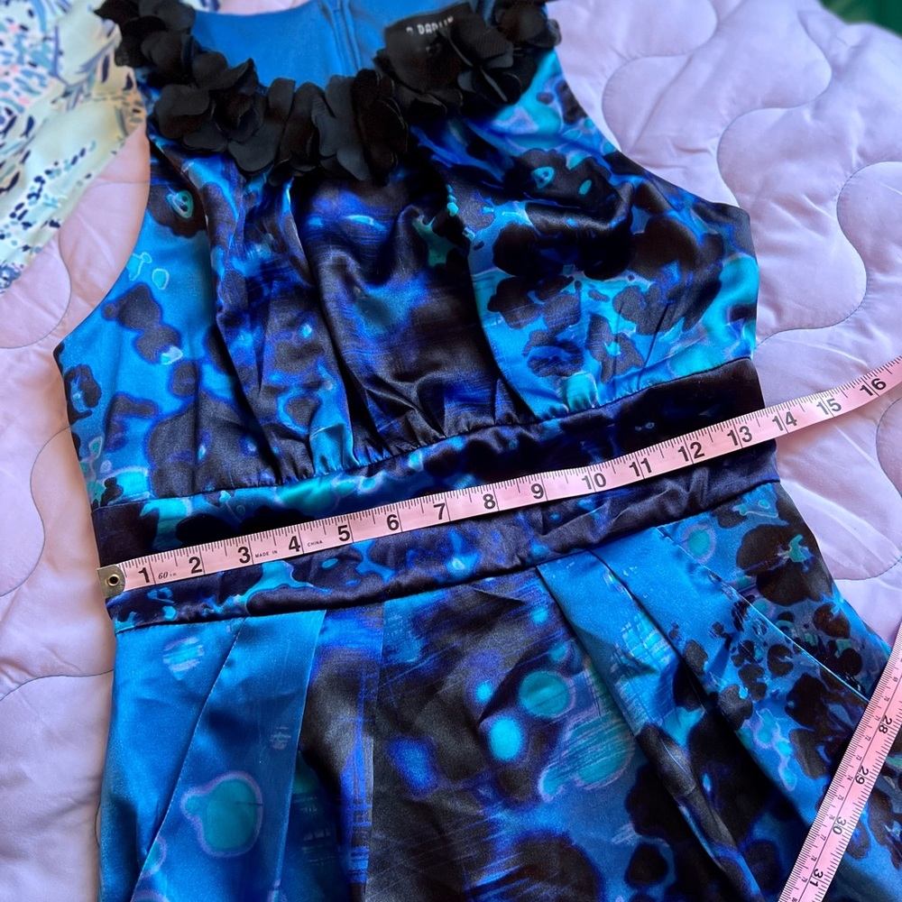 B. Darlin Blue Juniors Cocktail Dress - Picture 12 of 15